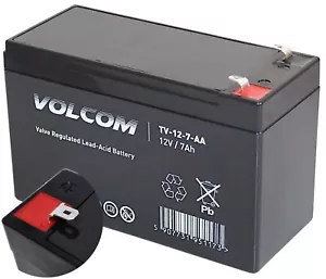 AGM Akku 12V 7 Ah AGM Batterie ersetzt 7,2 Ah 9 Ah Bleiakku Kinder auto - Bild 1 von 1