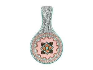 Casa Domani Pelagie Spoonrest Teal/Terracotta - Picture 1 of 3