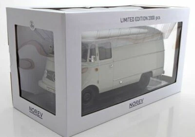 MERCEDES L319 1955 Gris Claro NOREV 183415 1/18 Metal 2000 Piezas BENZ TOLDA - Imagen 1 de 4