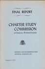 Easton Charter Study Commission Final Report - Northampton County, Pa - 1970