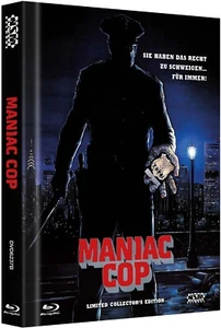 Maniac Cop Teil 1 - NSM 3-Disc Limited Mediabook Cover B BLU-RAY/DVD NEU/OVP - Bild 1 von 2