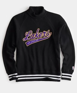 Sudadera Todd Snyder x NBA Lakers French Terry Cuello de Tortuga Negra - $268 Nueva con Etiquetas - Imagen 1 de 4