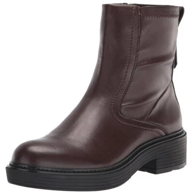 Franco Sarto Womens 6 M Brown Faux Leather Karbon Flat Ankle Boots NIB FL9 - Image 1 of 4