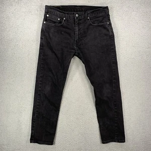 Jeans LEVI’S 502 REGULAR TAPER 34W 27L Denim Negro Lavado Levi Strauss - Imagen 1 de 10