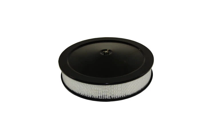 Filtro de aire negro de 14 pulgadas Chevy Ford Chevrolet Dodge Chrysler caja de 4 barriles Foto 1 de 2