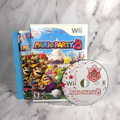 Mario Party 8 (Nintendo Wii, 2007) CIB Complete w/ Manual - Image 1 of 4