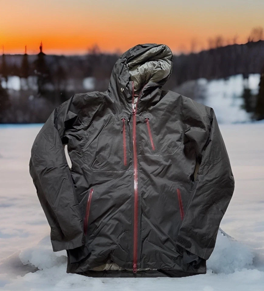 Chaqueta aislante Stoic Ski Snowboarding para hombre pequeña negra Foto 1 de 4