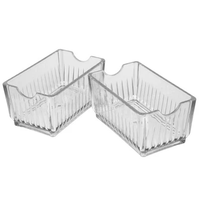  2 stücke Mini Acryl Aufbewahrungsboxen Square Candy Bag Aufbewahrungsbehälter - Bild 1 von 4