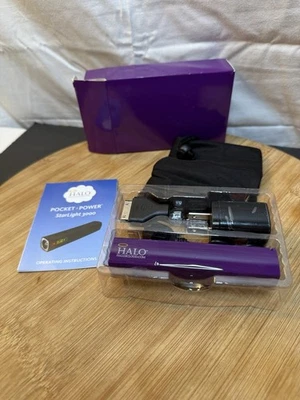 Halo 口袋 Power Starlight 3000 紫色 移动电源 全新带盒 — 第 1/4 张图片