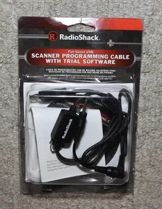 RadioShack Vintage USB Scanner Programing Cable & Trial Software Set - Zdjęcie 1 z 9