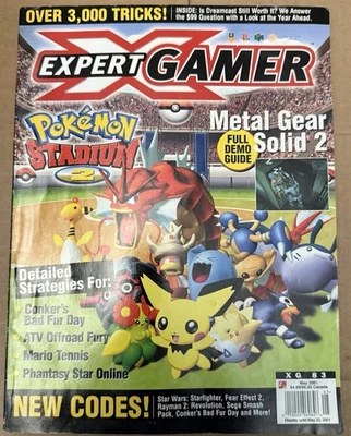 Expert Gamer Magazine - May 2001 Issue #83 Pokemon Stadium 2 Conkers Bad Fur Day - Image 1 of 4