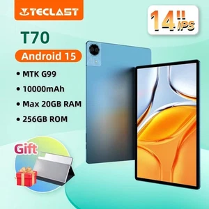 Teclast T70  14 inch Android 15 20+256GB 10000mAh 18W 4G LTE +WiFi GPS Tablet  - Picture 1 of 20