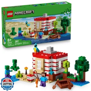 LEGO Minecraft The TNT Jungle House Kids Toy for Pretend Play - Collectible M - Picture 1 of 5