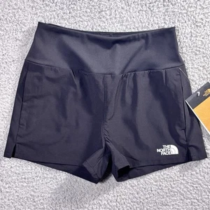 The North Face Youth Girls On The Trail Shorts Black 10 Medium Flash Dry NWT - Picture 1 of 6