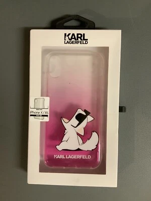 Karl Lagerfeld iPhone X/XS Case Choupette Fun Pink/Clear Never Opened durable - Image 1 of 4