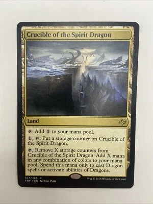 MTG Crucible of the Spirit Dragon -Fate Reforged - Rare-167/185-NM - Image 1 of 2