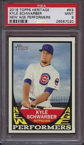 2016 Topps Heritage New Age Performers KS Kyle Schwarber PSA 9 Mint - Picture 1 of 1