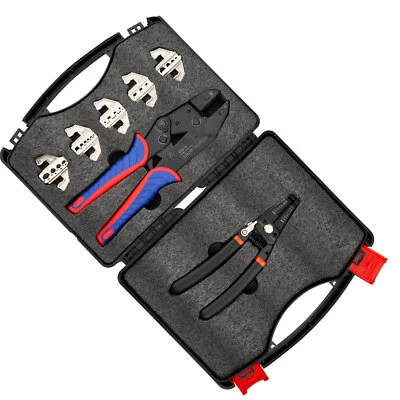 7IN1 CRIMPZANGE SET PRESSZANGE KABELSCHUH QUETSCHZANGE MULTIFUNKTIONALE ZANGE DE - Bild 1 von 4