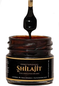 Everest Supplements Pure Himalayan Shilajit, Shilajeet Resin, 30g Fulvosäure - Bild 1 von 5