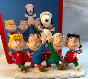 Vintage KURT S ADLER PEANUTS Collection-4.5" PEANUTS GANG CENTERPIECE-NEW in Box - Picture 1 of 4