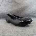 Crocs Shoes Womens 6 Ballet Flat Slip On Classic Cap Toe Fashion Comfort Black