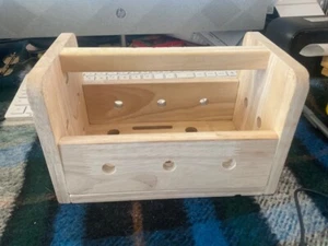 Kinder Holz Werkzeugkoffer Spiel leer - Bild 1 von 4