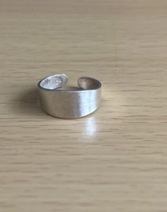925 Sterling Silver Plain Band Toe Ring - Picture 1 of 7