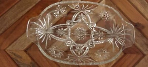 Kristall oder Glas Diamantschliff Schale - Bild 1 von 2