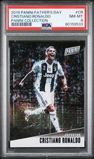 2019 Panini Father's Day Panini Collection Cristiano Ronaldo Holofoil /199 PSA 8
