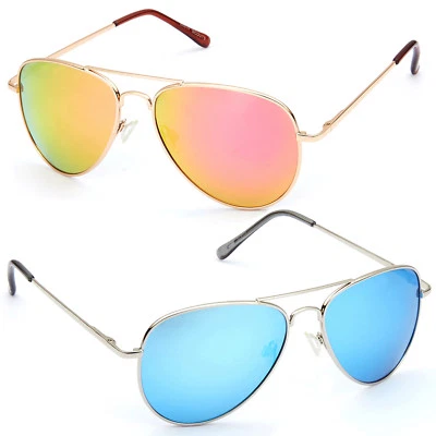 Gafas de sol clásicas de aviador con lente polarizada - estilo atemporal y ojo mejorado Foto 1 de 4