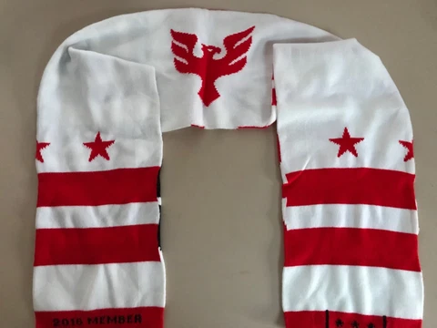 *RARE* DC United 2016 Season Ticket Member Exclusive Scarf - Double Sided Cover