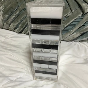 Acrylic Black and White Game Block Set, new - Picture 1 of 1