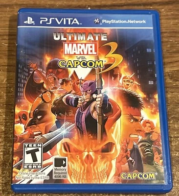 PLAYSTATION PS VITA - ULTIMATE MARVEL VS. CAPCOM 3 Game VG - Image 1 of 3