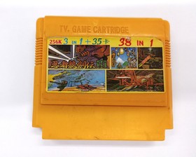 3 in 1 Game Ryukenden Ninja Gaiden S.Contra Kage 90s RARE Famicom Nes cartridge