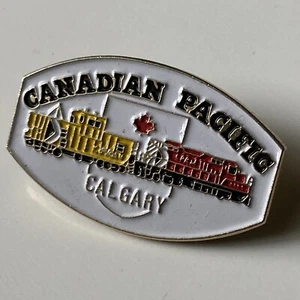 Canadian Pacific Railway Calgary Train Railroad Hat Lapel Lanyard Or Bag Pin - Bild 1 von 7