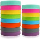 Aozita 16 Pack Colored Plastic Mason Jar Lids Fits Ball Kerr & More BRAND NEW