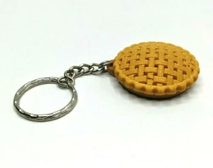 Pie Keyring, Pie Keychain BagTag, Who Ate All the Pies Joke Keyring, Pie Shaped - Picture 1 of 5