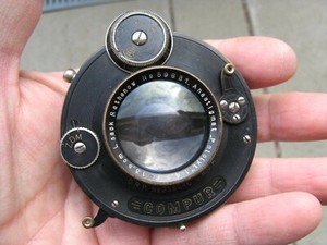 Vintage View Camera Lens Laack Rathenow Anastigmat Pololyt 1:4,4 13.5cm 135mm