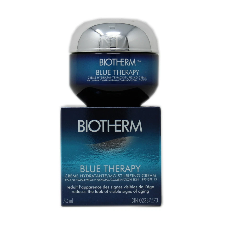 BIOTHERM BLUE THERAPY MOISTURIZING CREAM SPF 15 NORMAL TO COMBINATION SKIN 50ML - Image 1 of 1