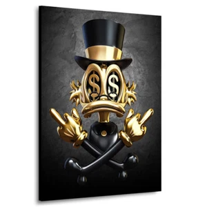 Acrylglasbild Dagobert Totenkopf Modern Art Comic Wand Bilder Deko Acrylglas XXL - Bild 1 von 7
