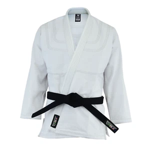 Ultra Lite BJJ Coat - Brazilian Jiu Jitsu Top - Light Weight 100% Cotton - Picture 1 of 13