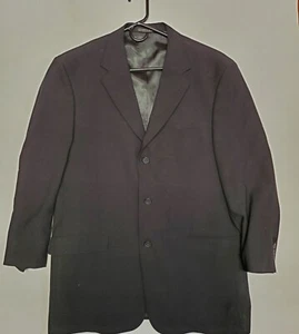 Men’s Kenneth Cole – 32" long 38" wide-Black Sport Coat/Blazer/Suit Jacket - Picture 1 of 6