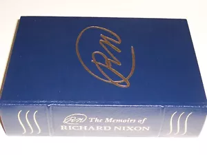 easton press Signed MEMOIRS OF RICHARD NIXON - Imagen 1 de 2