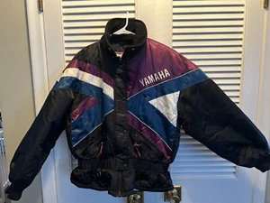 Vintage Yamaha Racing woman’s cold weather snowmobile jacket size LG - Picture 1 of 3