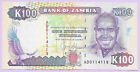100 Kwacha ZAMBIE 1991 ou 1992, P-34a / UNC / K Kaunda, Chutes Victoria, Buffle