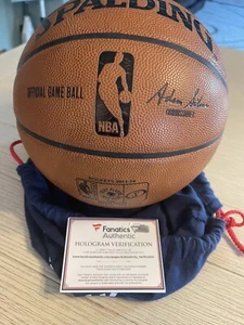 HOUSTON ROCKETS GAME-USED BASKETBALL FROM THE 2013-14 NBA SEASON - FANATICS HOLO - Picture 1 of 24