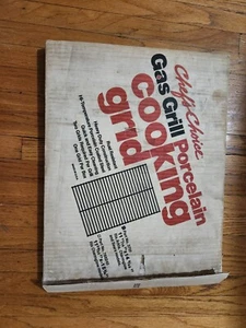 charmglow barbecue grill porcelain cooking grid / grate 3701 11 11/16" x 14 5/32 - Picture 1 of 3