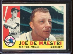 1960 Topps Baseball # 358 Joe DeMaestri (NM) Near Mint - Picture 1 of 2