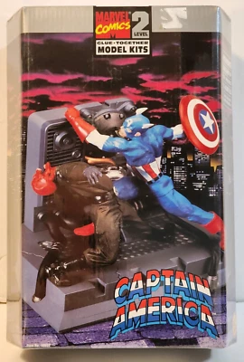 KIT MODELO CAPITÁN AMÉRICA - 6 3/8" ALTO - NUEVO EN CAJA - ARTÍCULO TOY BIZ NIVEL 2 #48622 - 1996 Foto 1 de 4