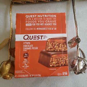 Quest Nutrition Chocolate Caramel Pecan Hero Bar 12 Count BB:2/7/23